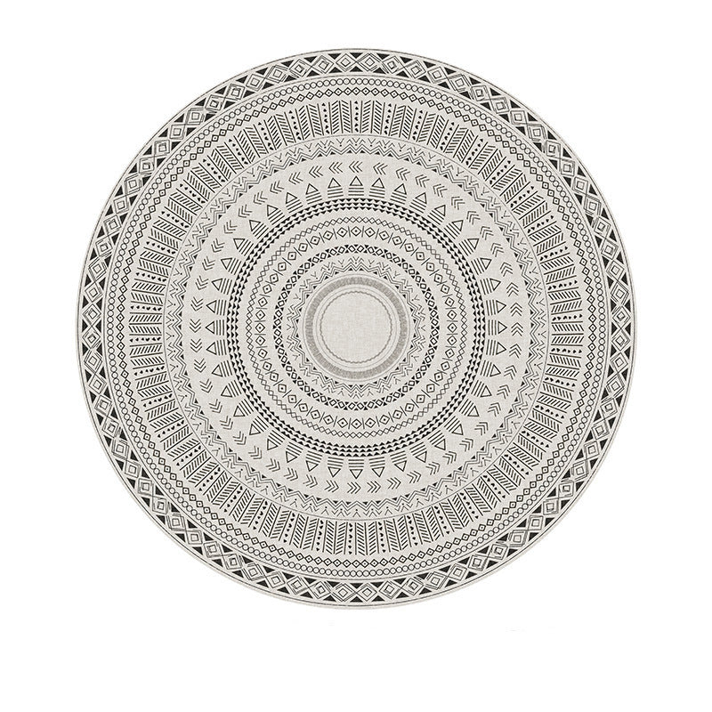 Moroccan Ethnic Style Round Carpet