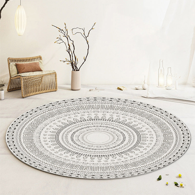 Moroccan Ethnic Style Round Carpet