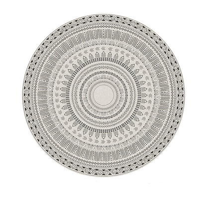 Moroccan Ethnic Style Round Carpet