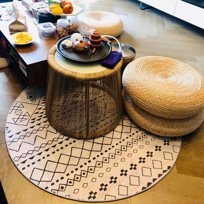 Moroccan Ethnic Style Round Carpet